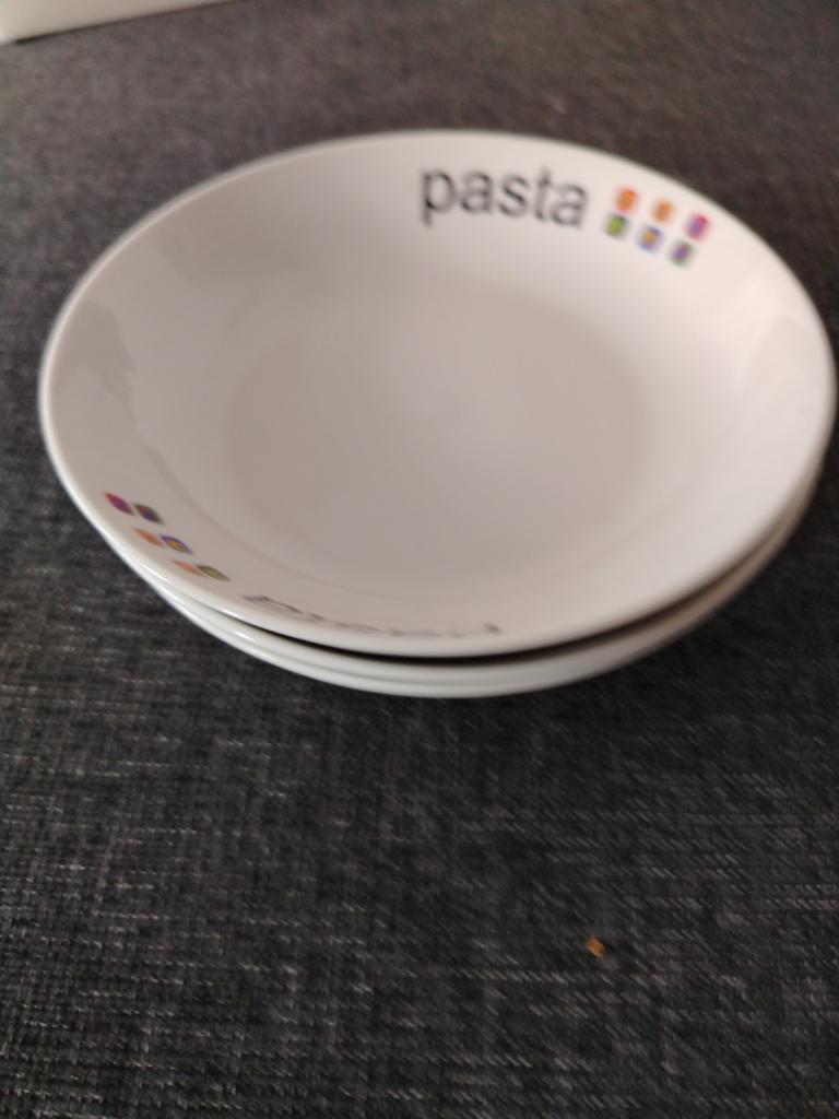 Pasta deep borden 4 stuks Nieuwe, Ophalen, Nieuw, Bord(en), Overige stijlen