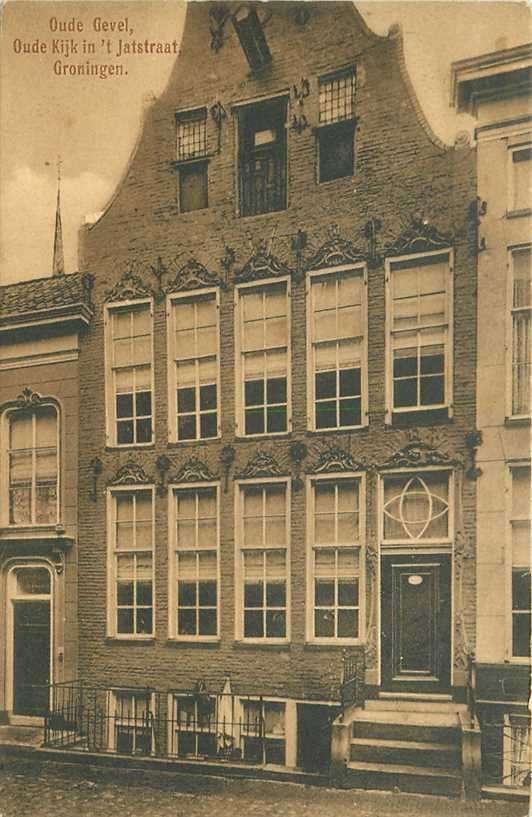 300-079-045 Groningen Oude Gevel, Oude Kijk in 't Ja, Verzamelen, Verzenden, Voor 1920, Groningen