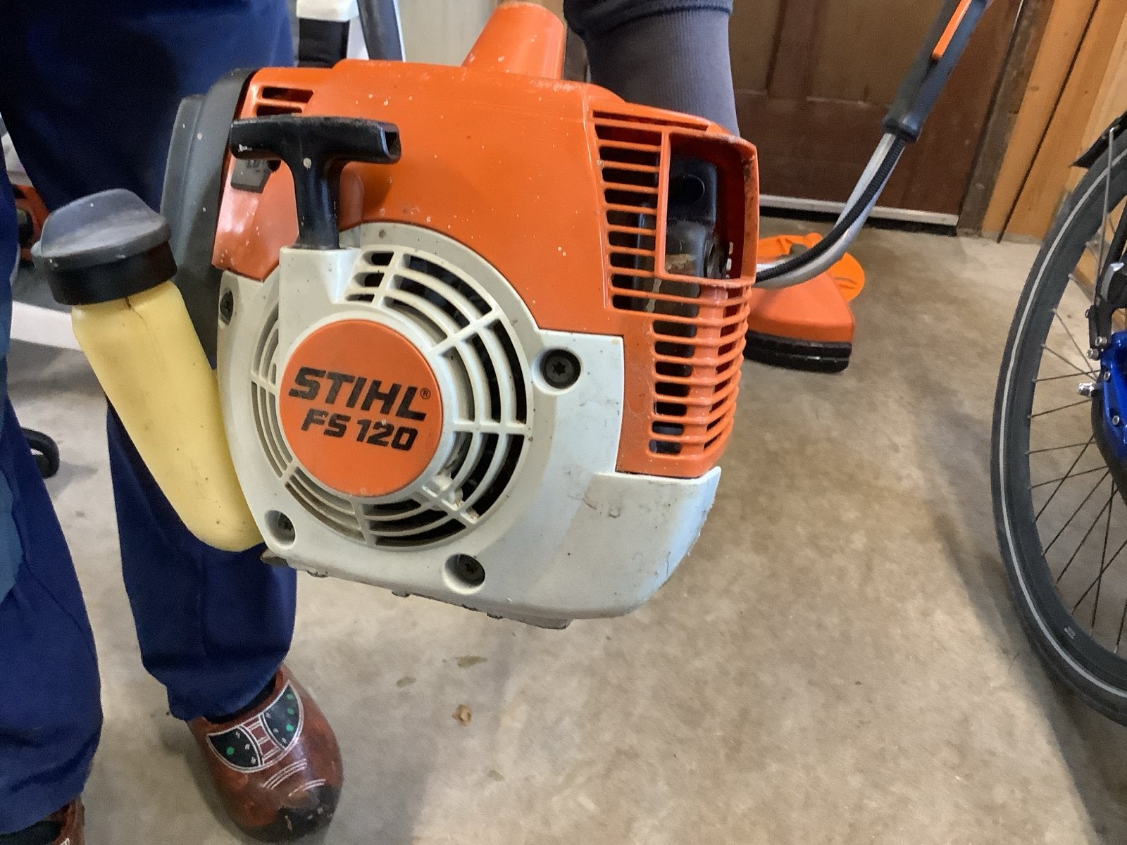 Stihl FS 120 bosmaaie, Ophalen, Gebruikt, 30 tot 50 cm, Benzine