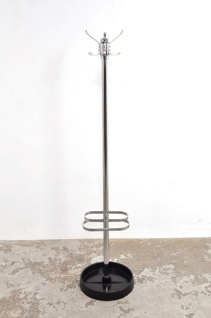 Vintage design kapstok staande parapluhouder bak jaren 60