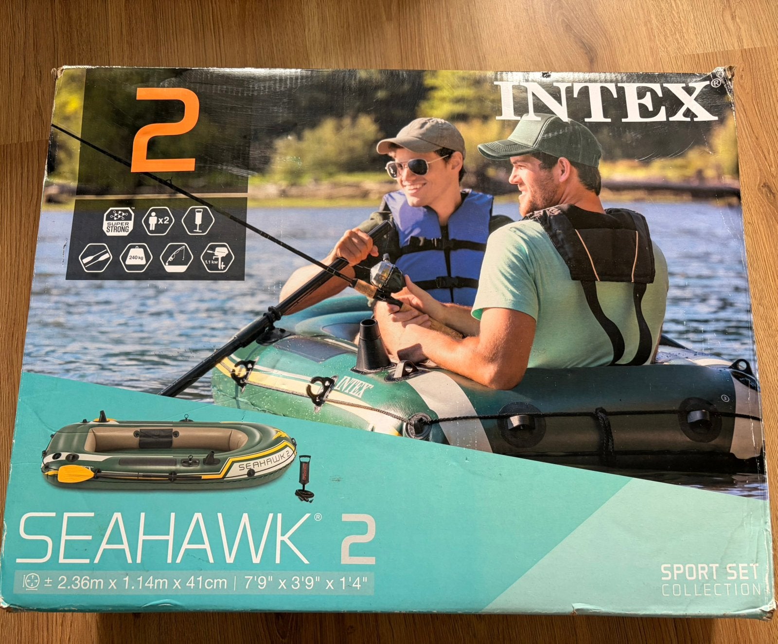 Seahawk 2 - Opblaasboot - 2 persoons, Ophalen, Zo goed als nieuw, Twee personen, Overige typen