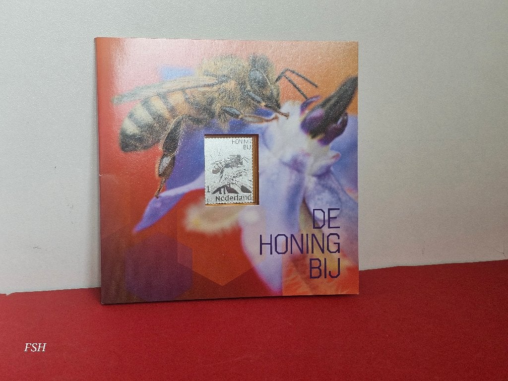 Postzegel zilver: de Honing Bij. Postfris/Mint in omslag., Postzegels en Munten, Postzegels | Nederland, Ophalen of Verzenden