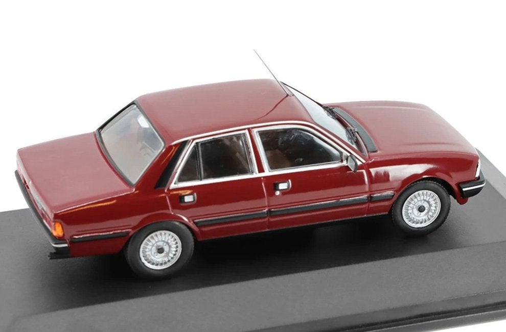 Odeon 1:43 Peugeot 505 SRD Turbo 1983 bordeaux, Overige merken, -, Nieuw, Ophalen of Verzenden