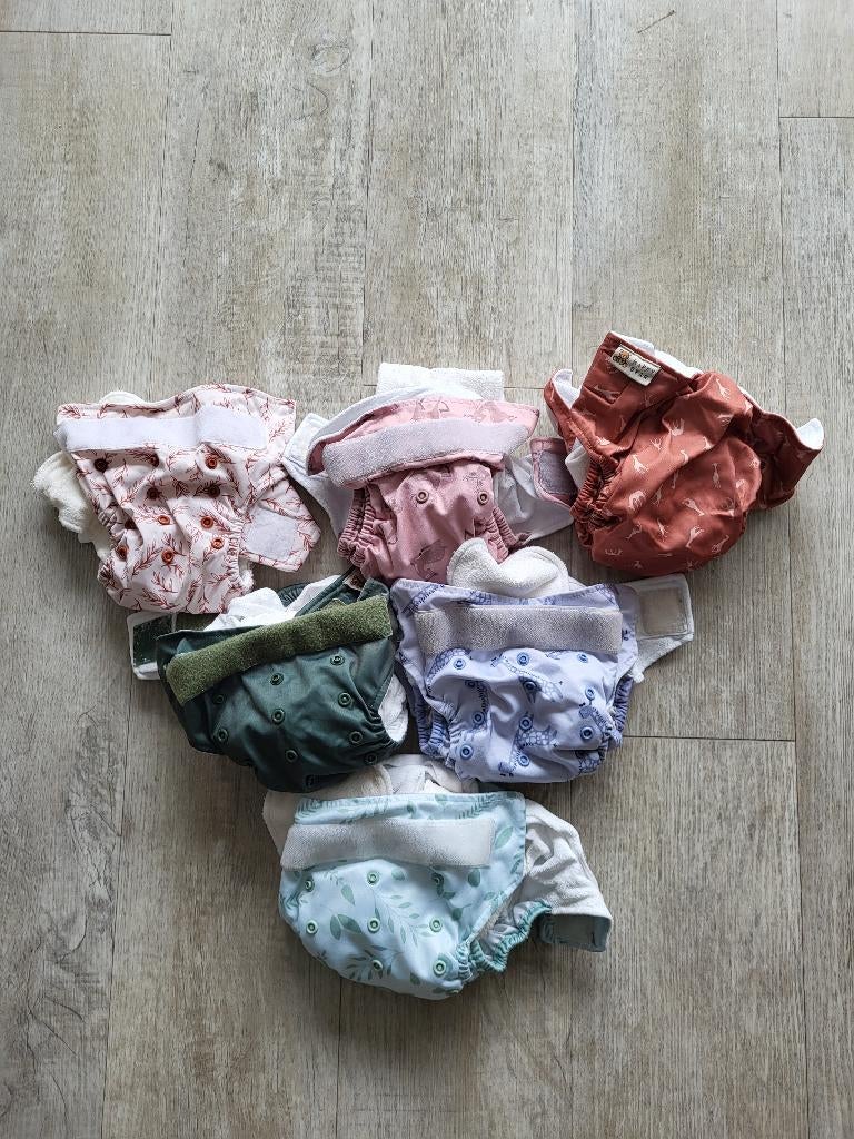 Happy Bear 33 wasbare luiers set, Gebruikt, Overige typen, Standaard, Ophalen