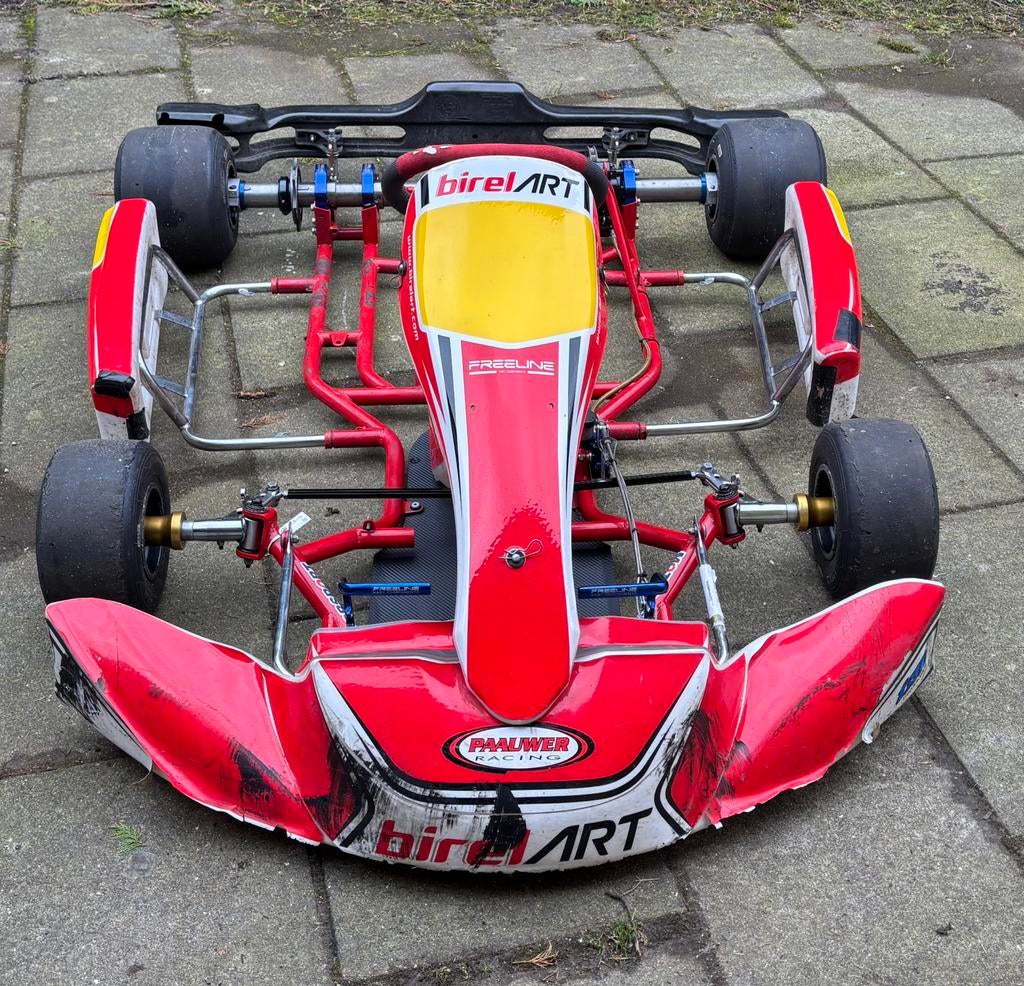 Birel rollend chassis, Sport en Fitness, Karting, Ophalen, Zo goed als nieuw, Kart
