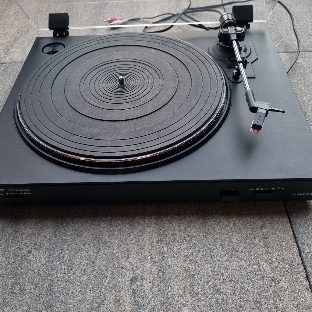 lenco l-3867  usb/ analoog  platenspeler, Audio, Tv en Foto, Platenspelers, Overige merken, Gebruikt, Ophalen of Verzenden, USB-aansluiting
