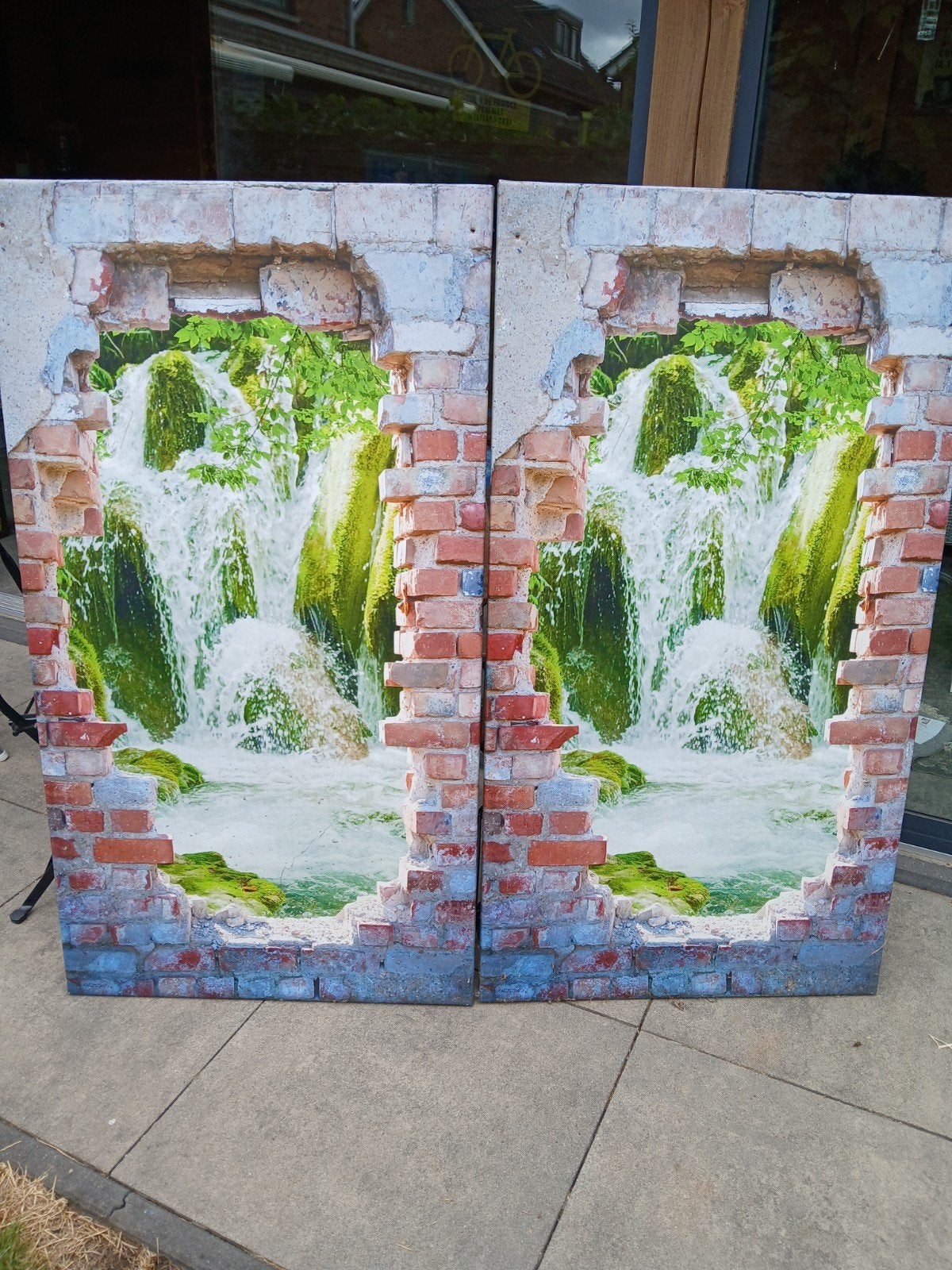 2x canvas doek, Ophalen, Zo goed als nieuw
