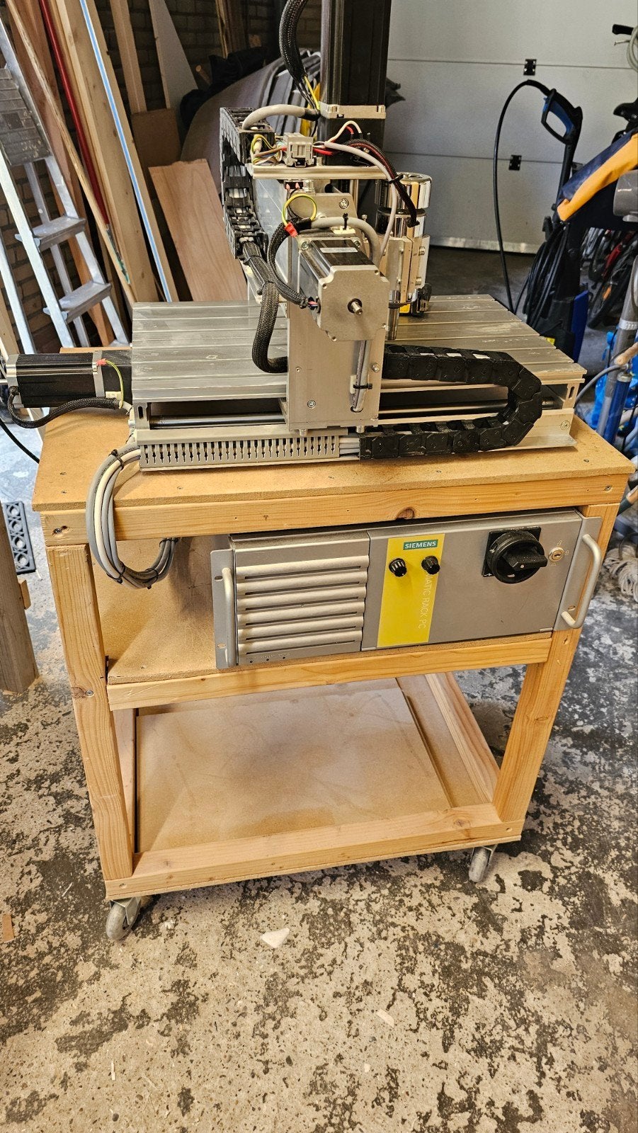 CNC Portaal Freesmachine - 300x400x60mm werkgebied, 300W, Ophalen, Zo goed als nieuw, Elektrisch, Overige soorten