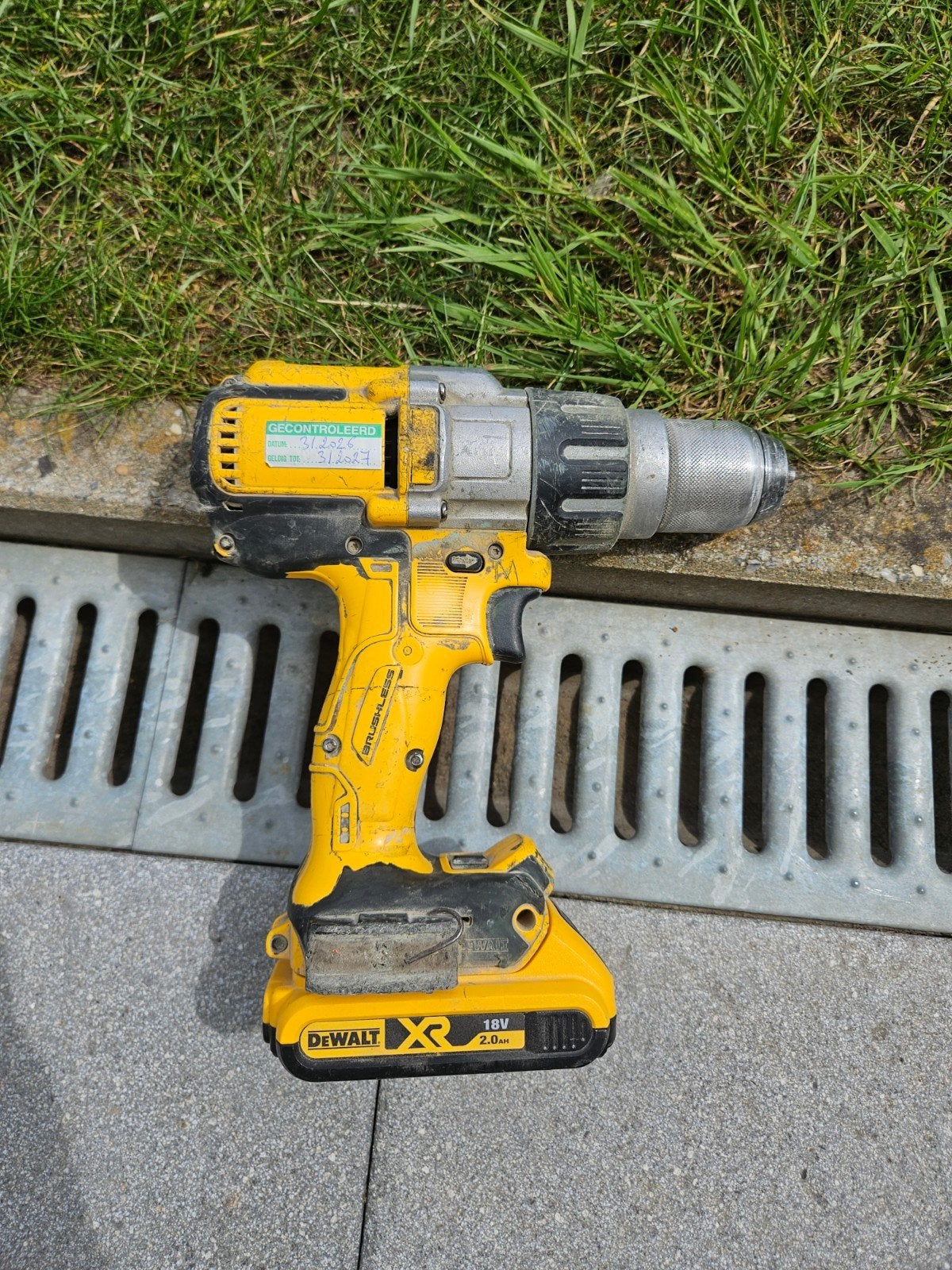 Dewalt schroefboormachine met 18v batterij inbegrepen, Ophalen, Boor- en Schroefmachine