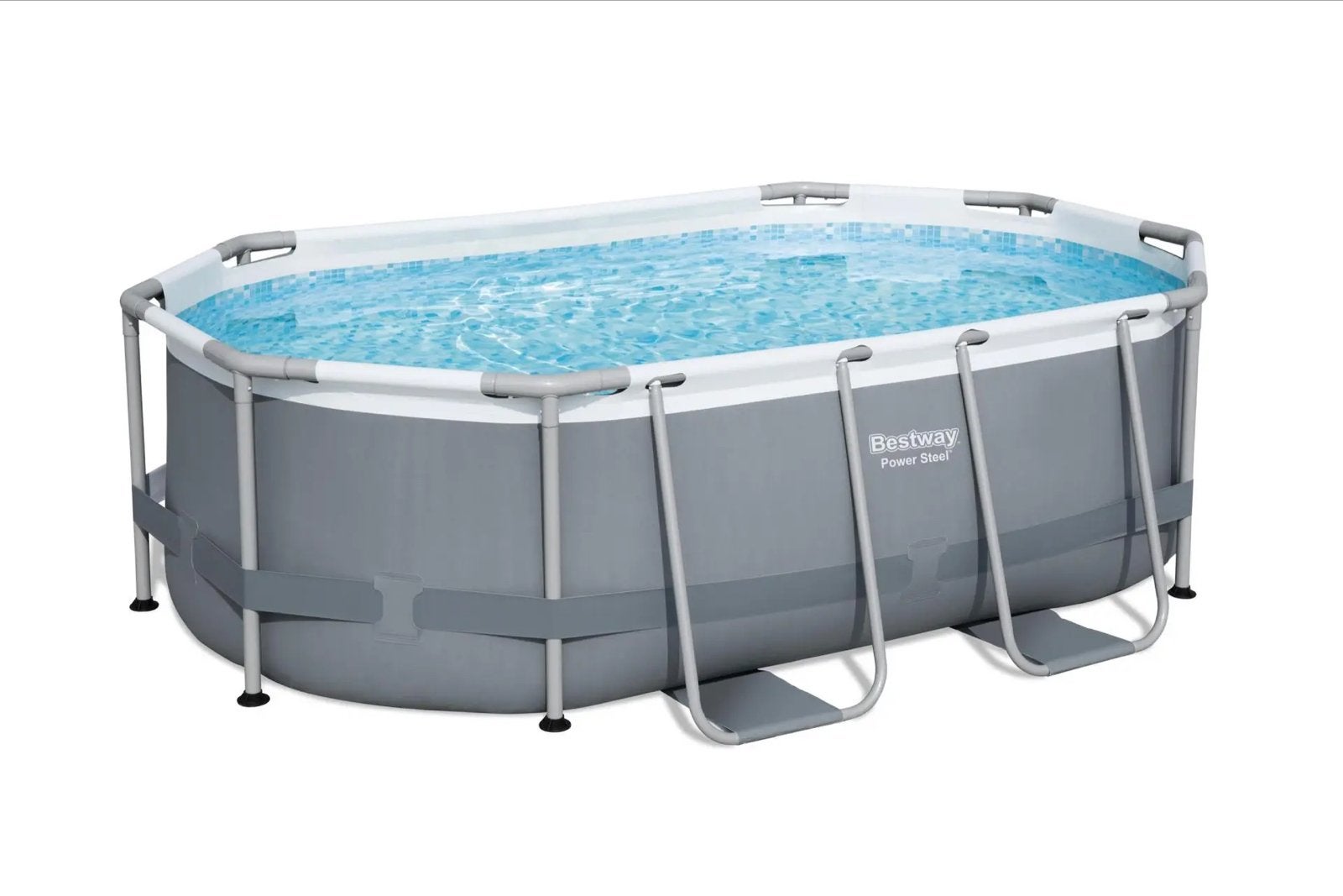Bestway Power Steel Ovaal Zwembad 305x200x84 compleet, Tuin en Terras, Zwembaden, Ophalen, 200 tot 300 cm, 80 tot 120 cm, Zo goed als nieuw