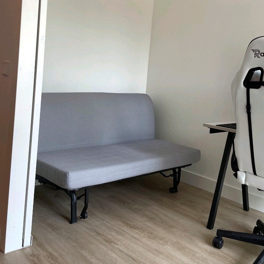 Ikea Lycksele - 2 seat sofa bed frame and matras - used, Gebruikt, Tweepersoons, 140 cm, 190 cm of minder