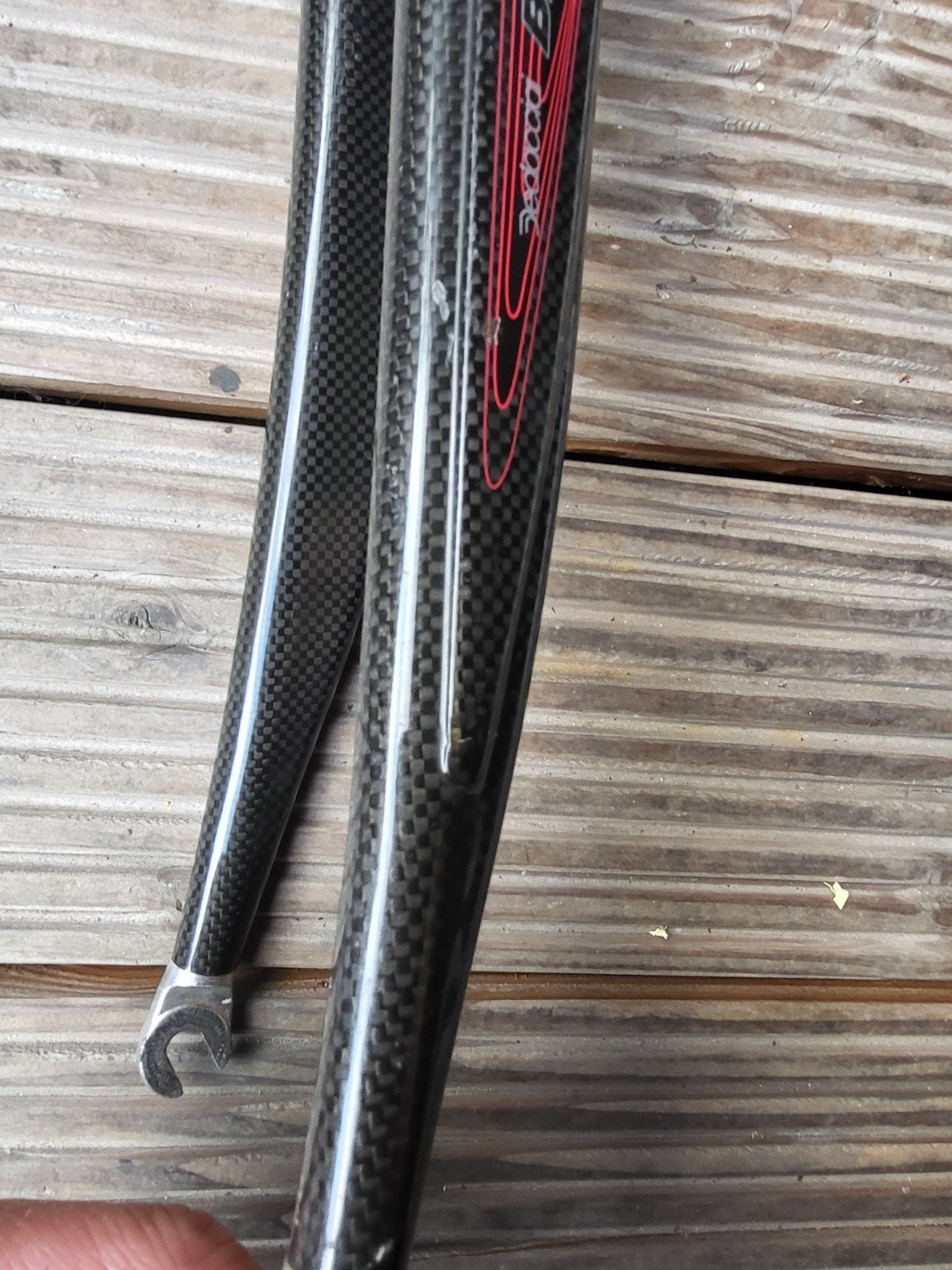 Carbon racefiets voorvork., Fietsen en Brommers, Fietsonderdelen, Ophalen of Verzenden, Racefiets, Voorvork, Carbon