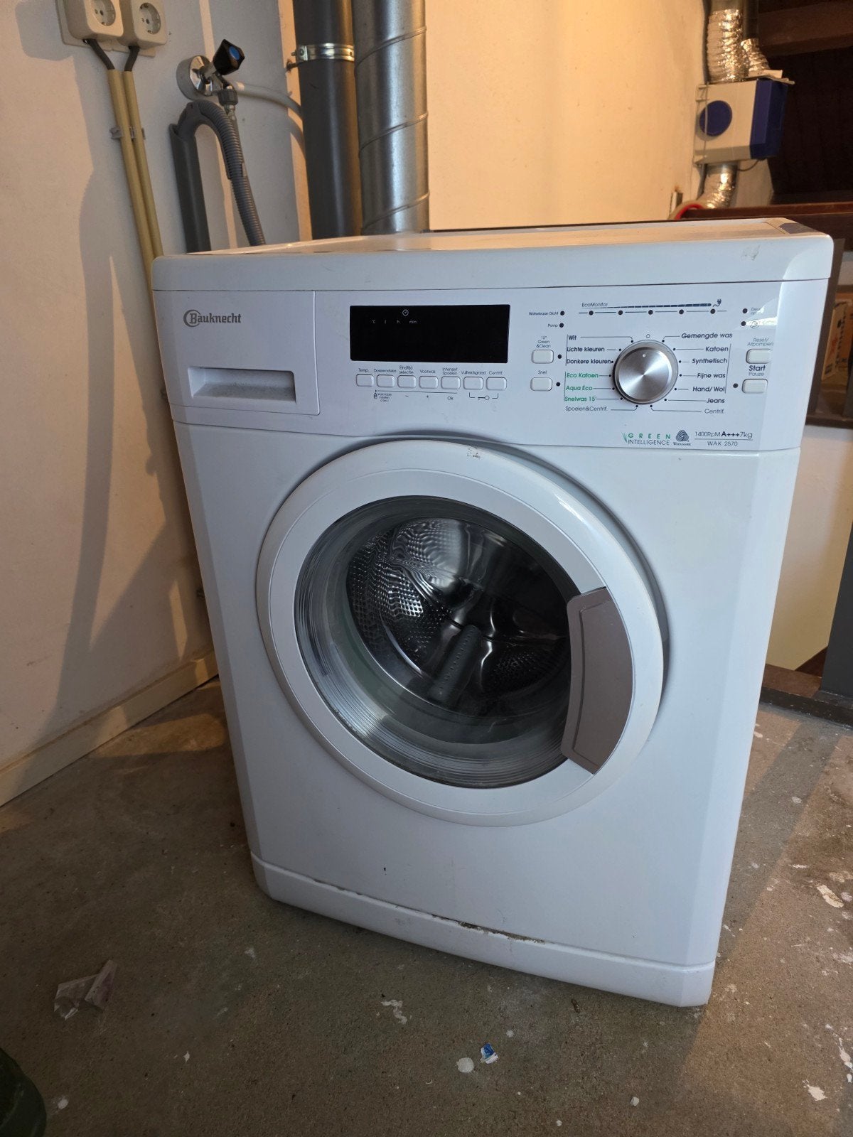 Bauknecht wasmachine - pomp defect - gratis af te halen, Ophalen, Voorlader, Niet werkend, 85 tot 90 cm