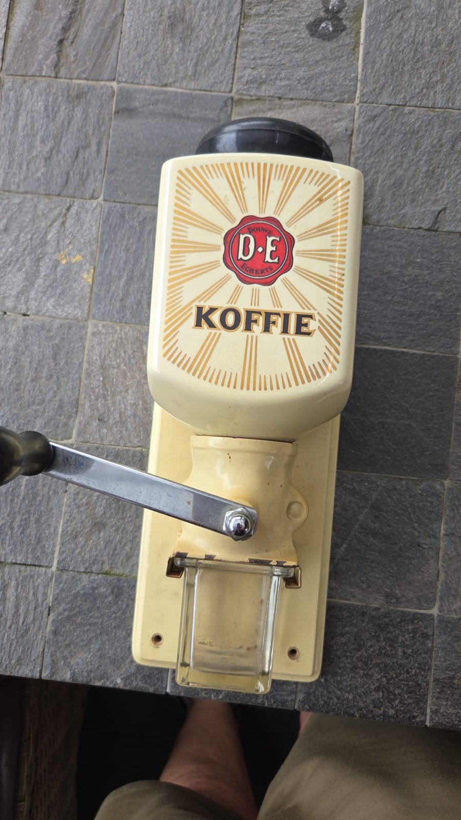 Vintage Douwe Egberts Koffiemolen - Wandmodel, Antiek en Kunst, Ophalen of Verzenden