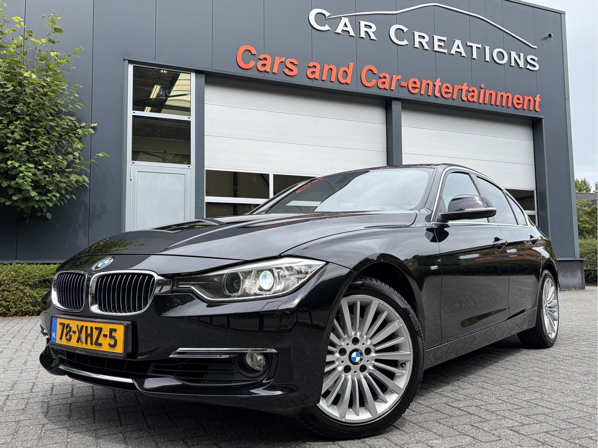 BMW 3-serie 328i High Executive Luxury (bj 2012, automaat), Auto's, Automaat, Gebruikt, 4 cilinders, Zwart