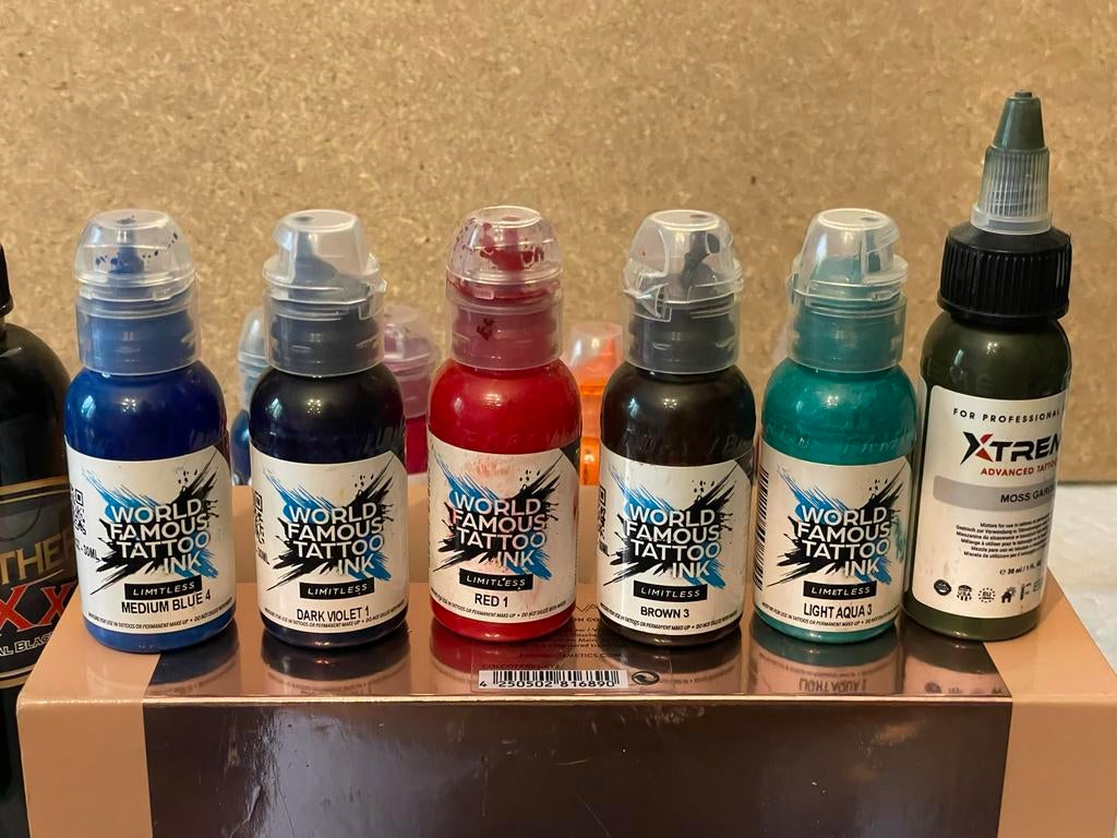 Tattoo ink for fake skin, Ophalen of Verzenden