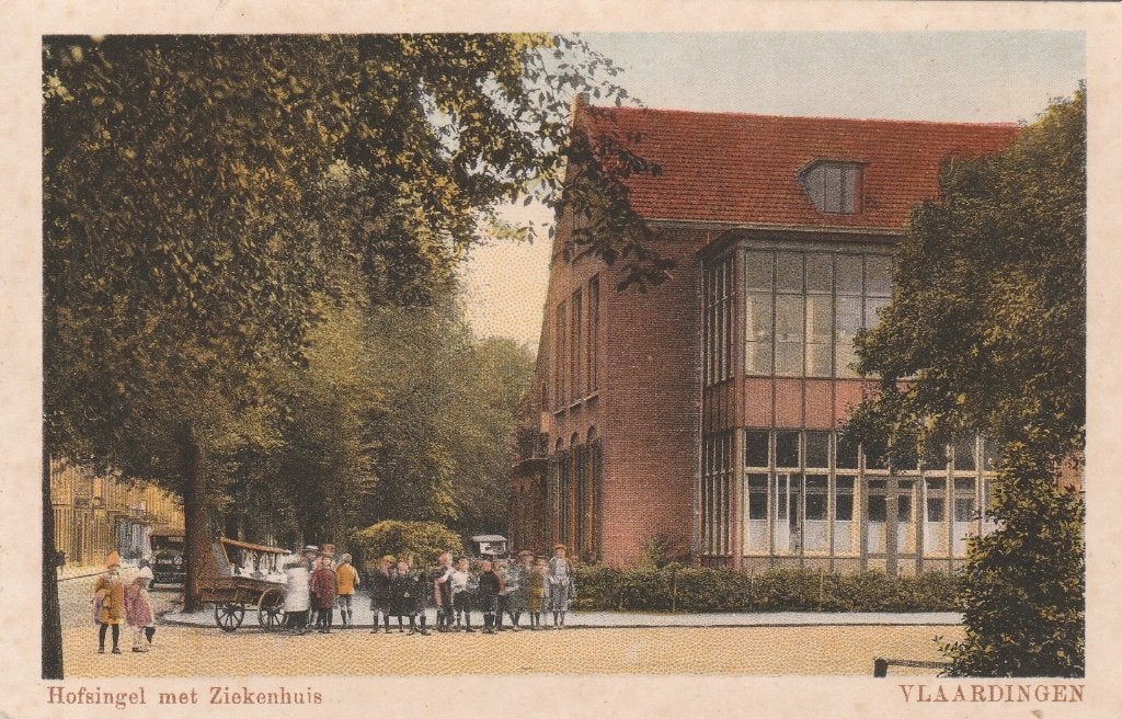vlaardingen- hofsingel met ziekenhuis, Verzamelen, Ophalen of Verzenden, Zuid-Holland