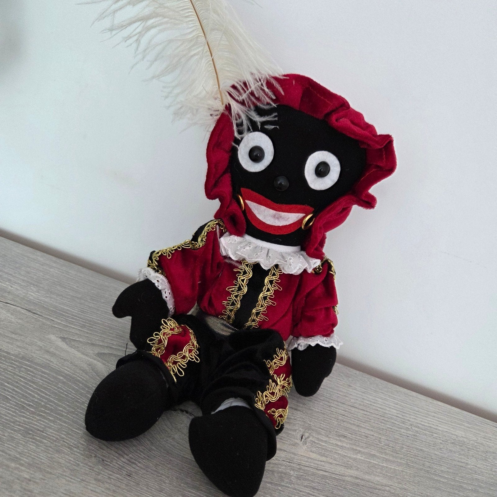 Piet pop van 30 cm, Diversen, Sinterklaas, Ophalen of Verzenden, Zo goed als nieuw