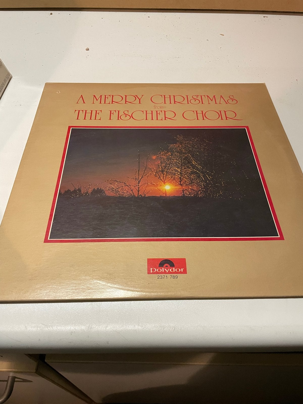 A Merry Christmas from The Fischer Choir LP Polydor, Ophalen of Verzenden, Gebruikt, Kerst