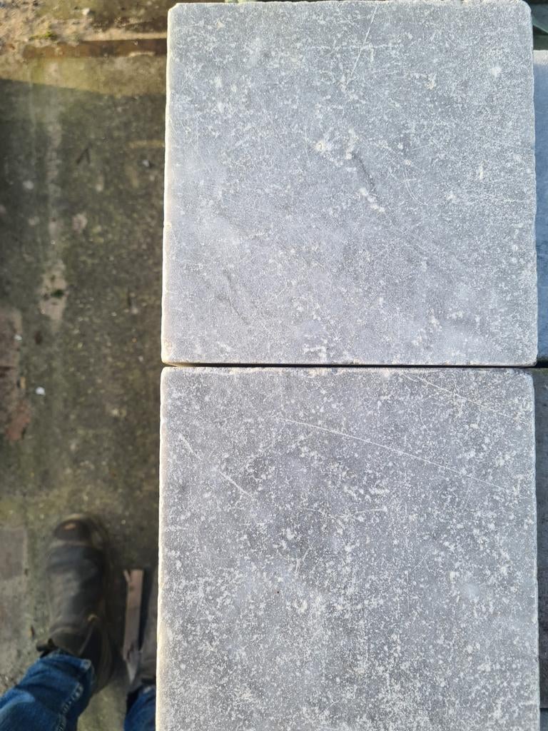 Natuursteen tegels, Tuin en Terras, Ophalen, Gebruikt, Natuursteen, Terrastegels