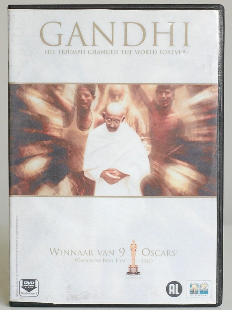 Gandhi DVD - Winnaar van 9 Oscars (1982), Alle leeftijden, Verzenden, Zo goed als nieuw, Politiek of Geschiedenis