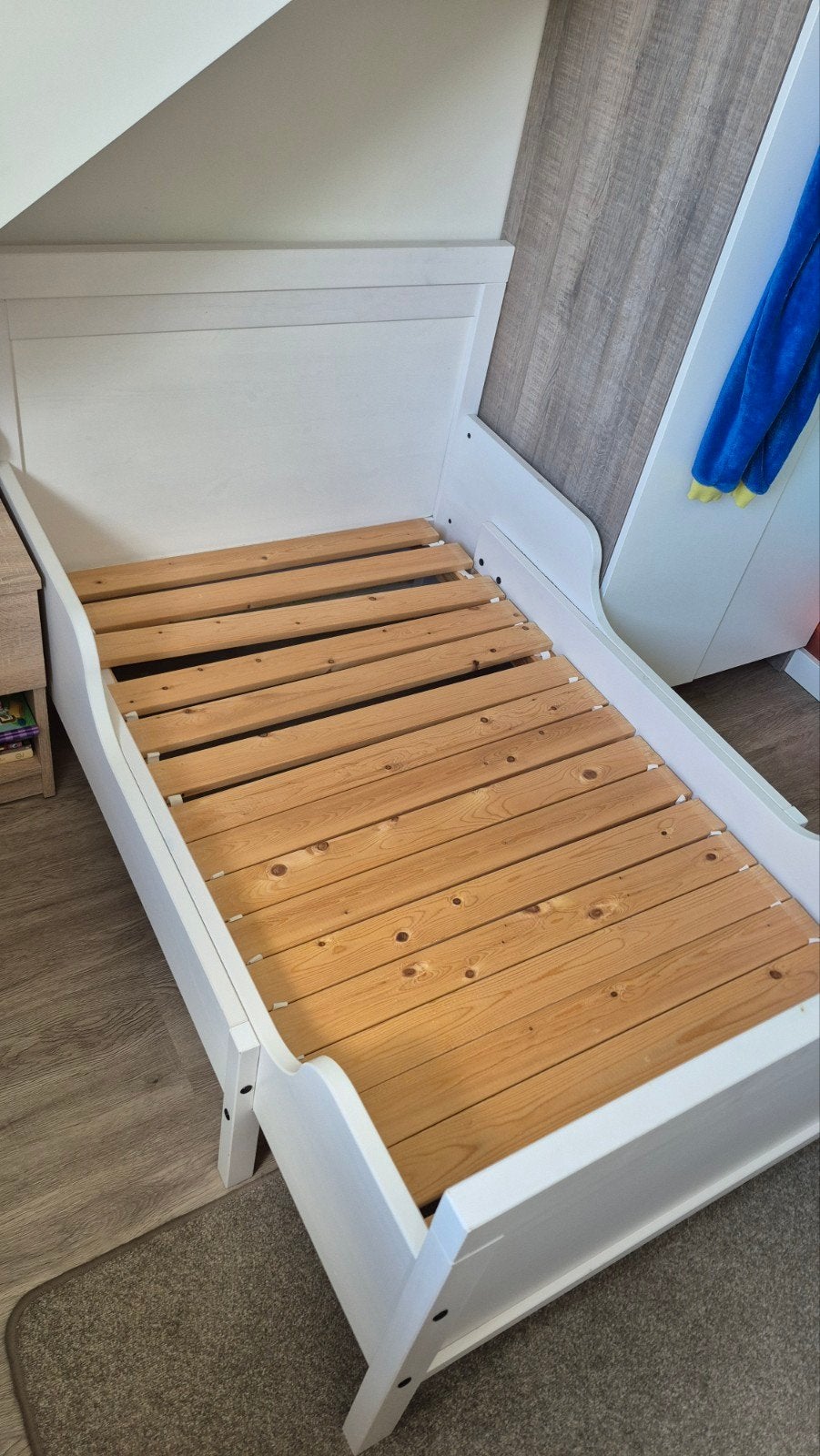 IKEA Sundvik meegroeibed wit, Eenpersoons, Wit, 80 cm, Hout