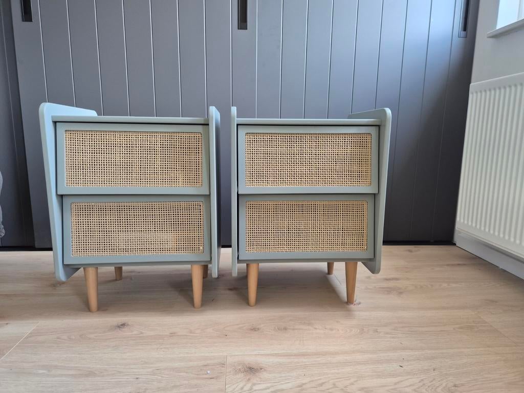 Nachtkastjes La Redoute met 2 laden, Kaya, Ophalen, Minder dan 45 cm, 55 tot 70 cm, Zo goed als nieuw