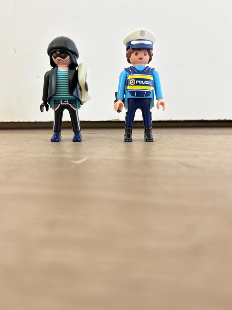 Playmobil Politie en Boef Figuren Set, Ophalen of Verzenden, Zo goed als nieuw
