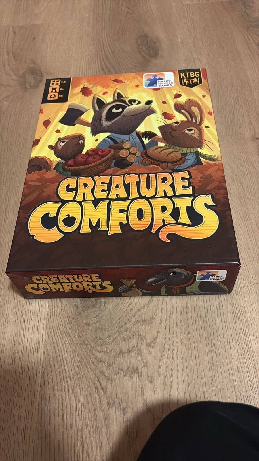 Creature Comforts bordspel - Zo goed als nieuw, Hobby en Vrije tijd, Een of twee spelers, Ophalen, Zo goed als nieuw
