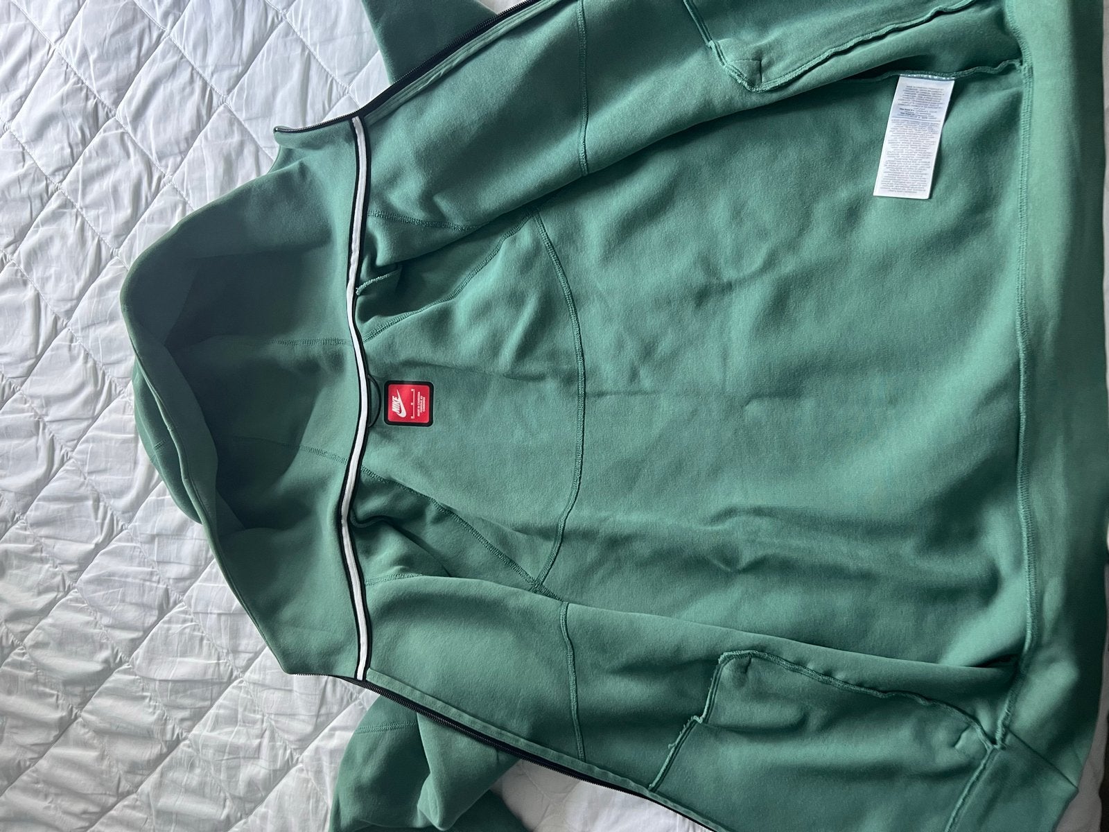 Nike Tech Fleece Hoodie - Groen, Ophalen, Zo goed als nieuw, Maat 48/50 (M), Groen