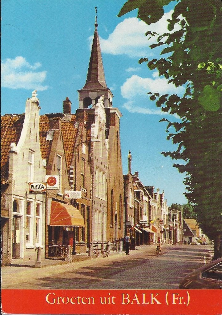 Balk gelopen ansichtkaart (7445), Ophalen of Verzenden, 1980 tot heden, Gelopen, Friesland