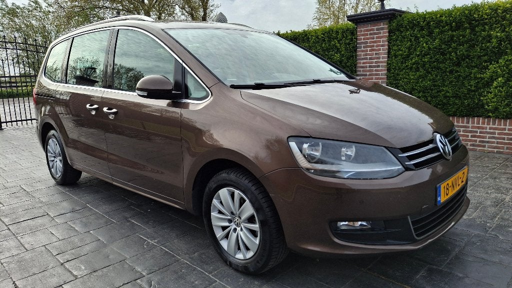 Volkswagen Sharan 1.4 TSI 149PK 7persoons 1e Eig Inruil Mog, Voorwielaandrijving, Stof, 1800 kg, 4 cilinders