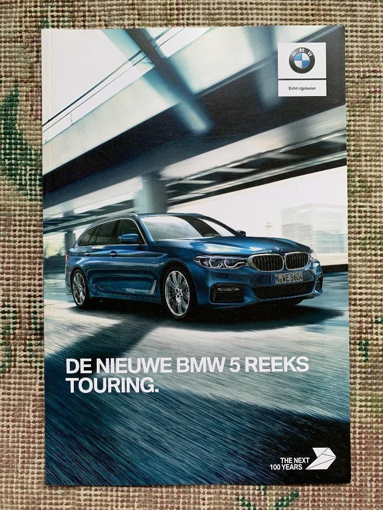 Nederlandse brochure BMW 5-serie touring G31 2017 nieuw!, Nieuw, Ophalen of Verzenden, BMW, BMW