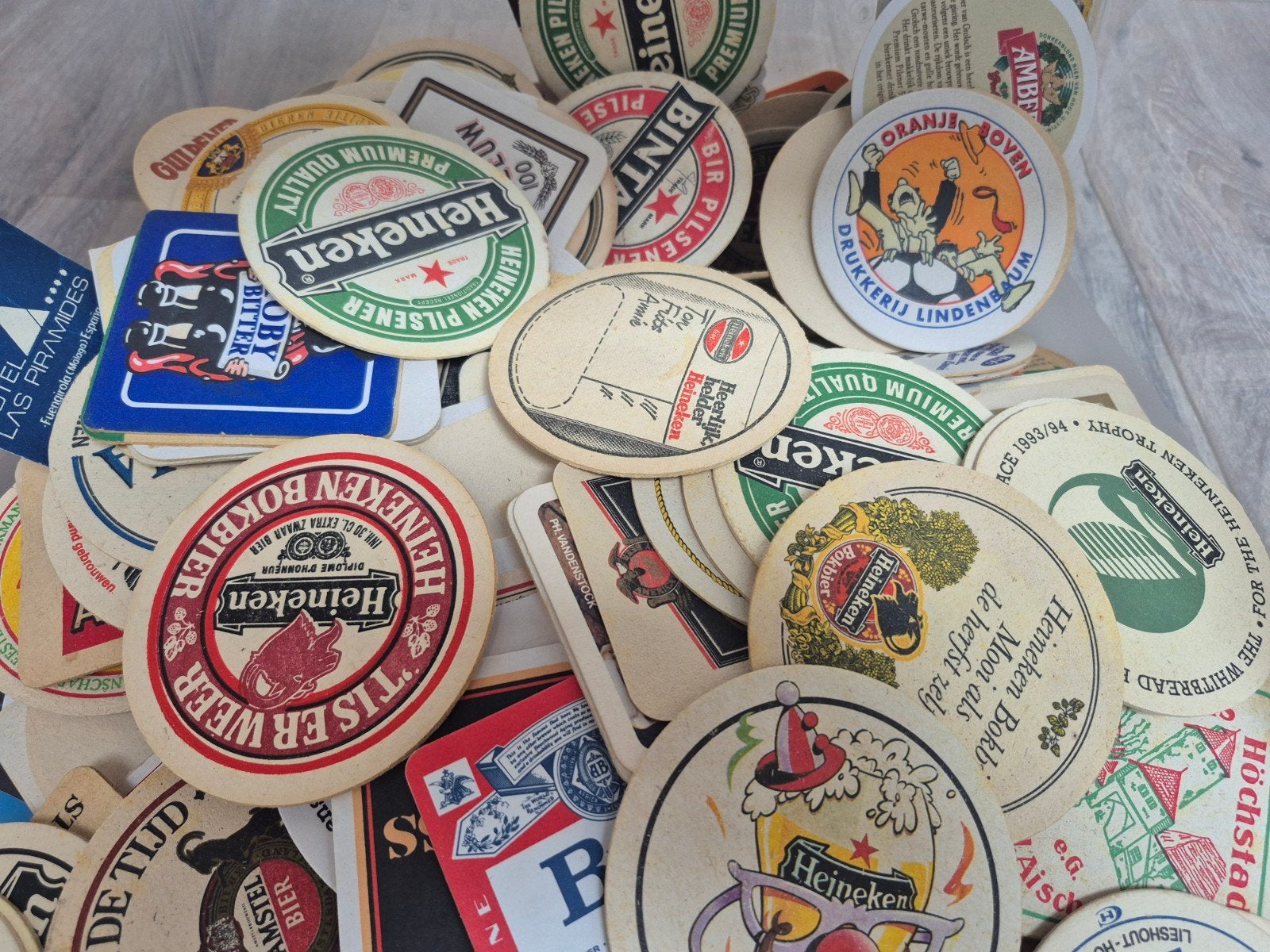 Grote collectie bierviltjes  (jaren 80 en 90), Verzamelen, Biermerken, Ophalen, Gebruikt, Viltje(s), Overige merken