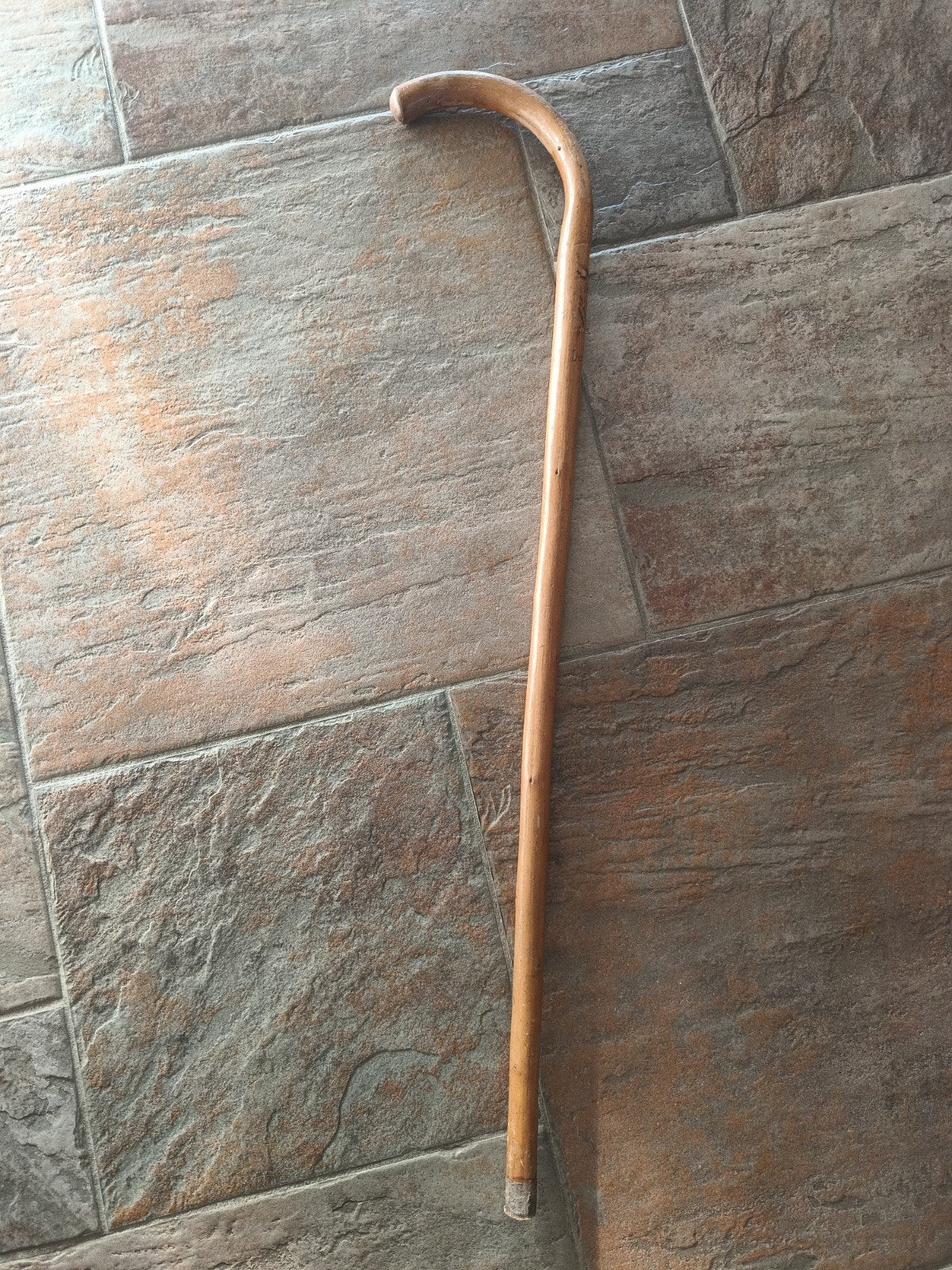 87 CM hoog wandelstok hout met Edelweiss afbeelding, Diversen, Wandelstokken, Ophalen of Verzenden