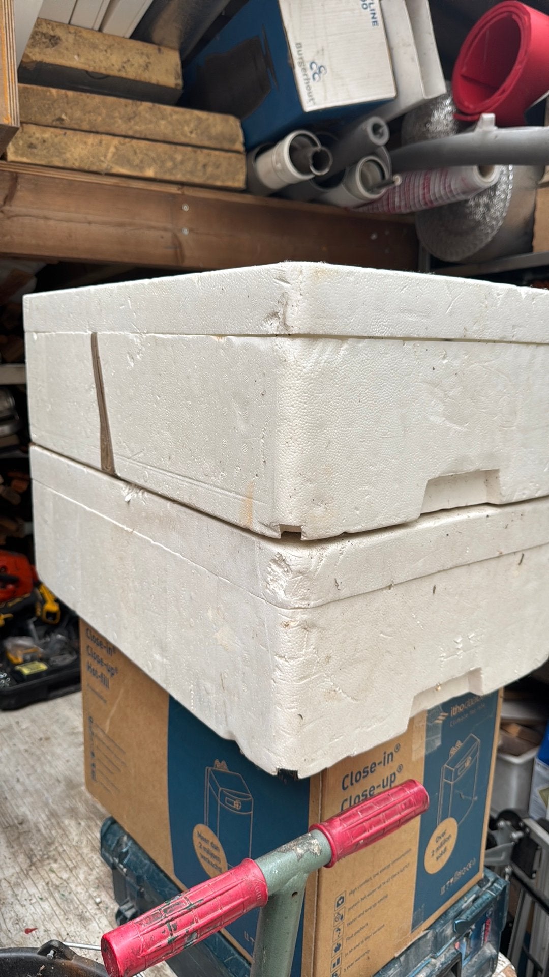 2 x Koelbox polystyreen 59x40x20, Ophalen of Verzenden