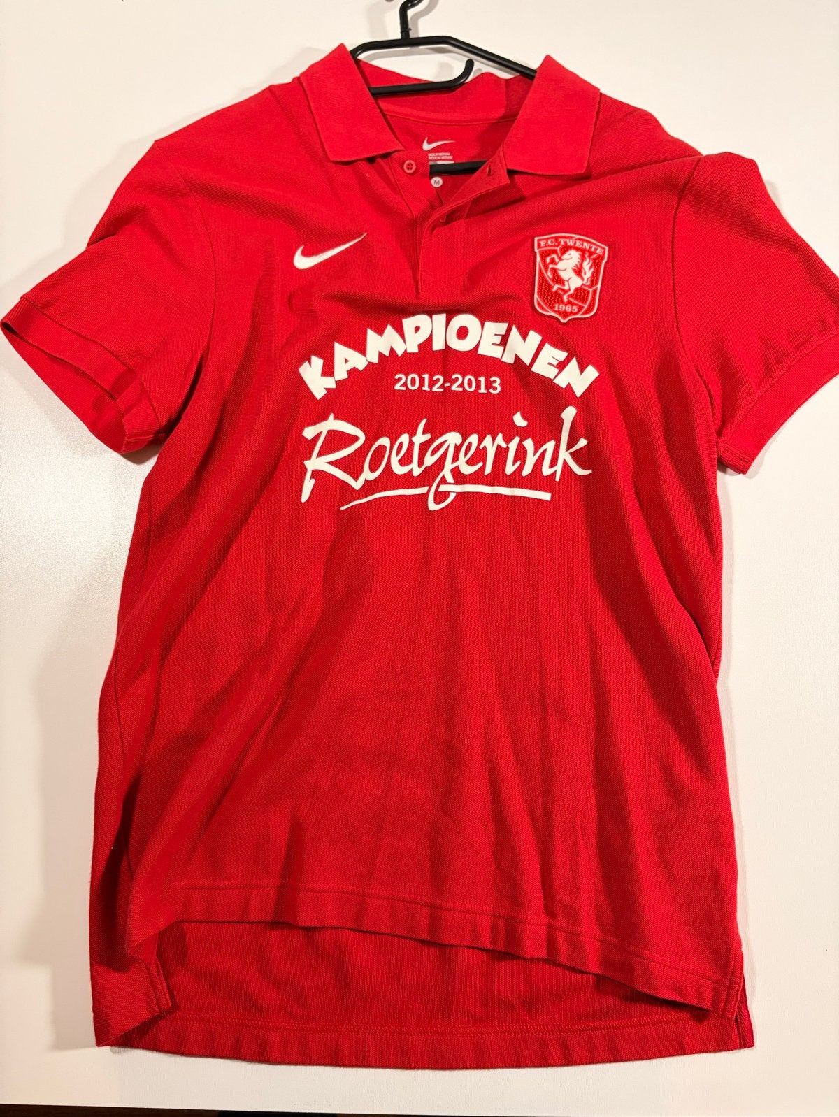 FC Twente Kampioen 2012-2013 Rood T-shirt, Kleding | Heren, Ophalen of Verzenden, Gedragen, Overige maten, Rood