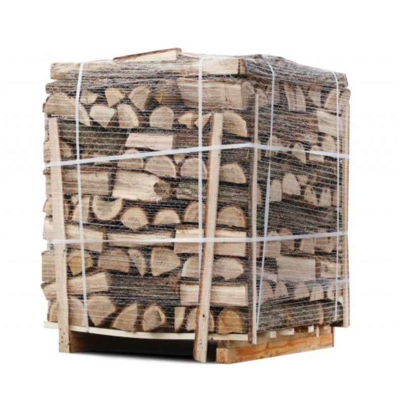 Pallet ovengedroogd haardhout Hardhoutmix, Lees beschrijving, Tuin en Terras, Haardhout, Minder dan 3 m³, Ophalen, Overige houtsoorten