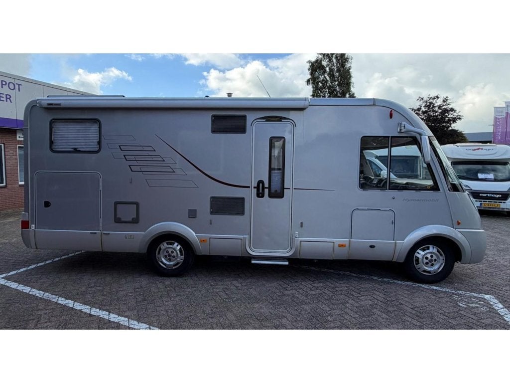 Hymer B694 SL Automaat 160 PK DakAirco Dwarsbed Hefbed, Fiat, Koelkast, Bedrijf, Diesel