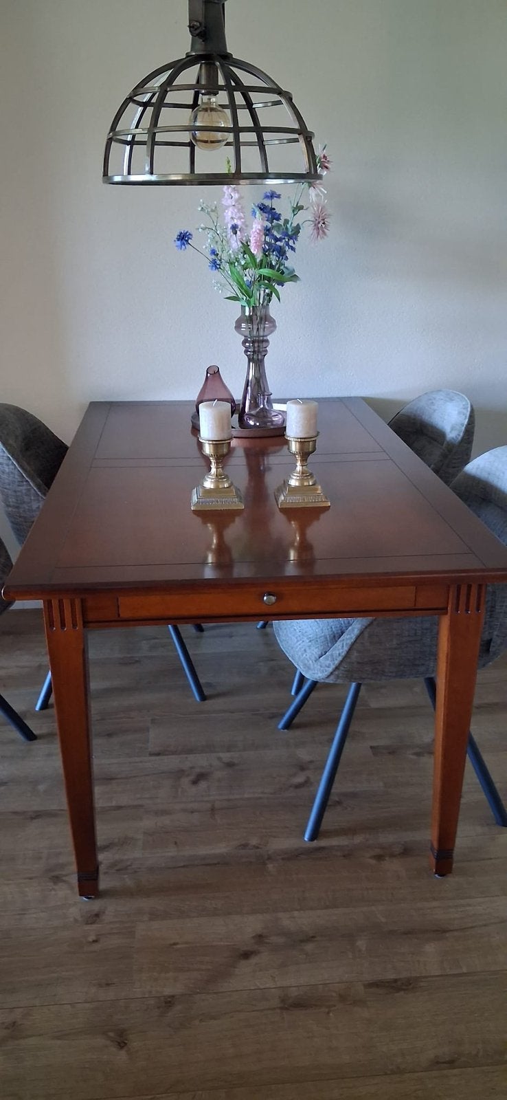 Eettafel Kersen, Ophalen, 50 tot 100 cm, Zo goed als nieuw, 150 tot 200 cm