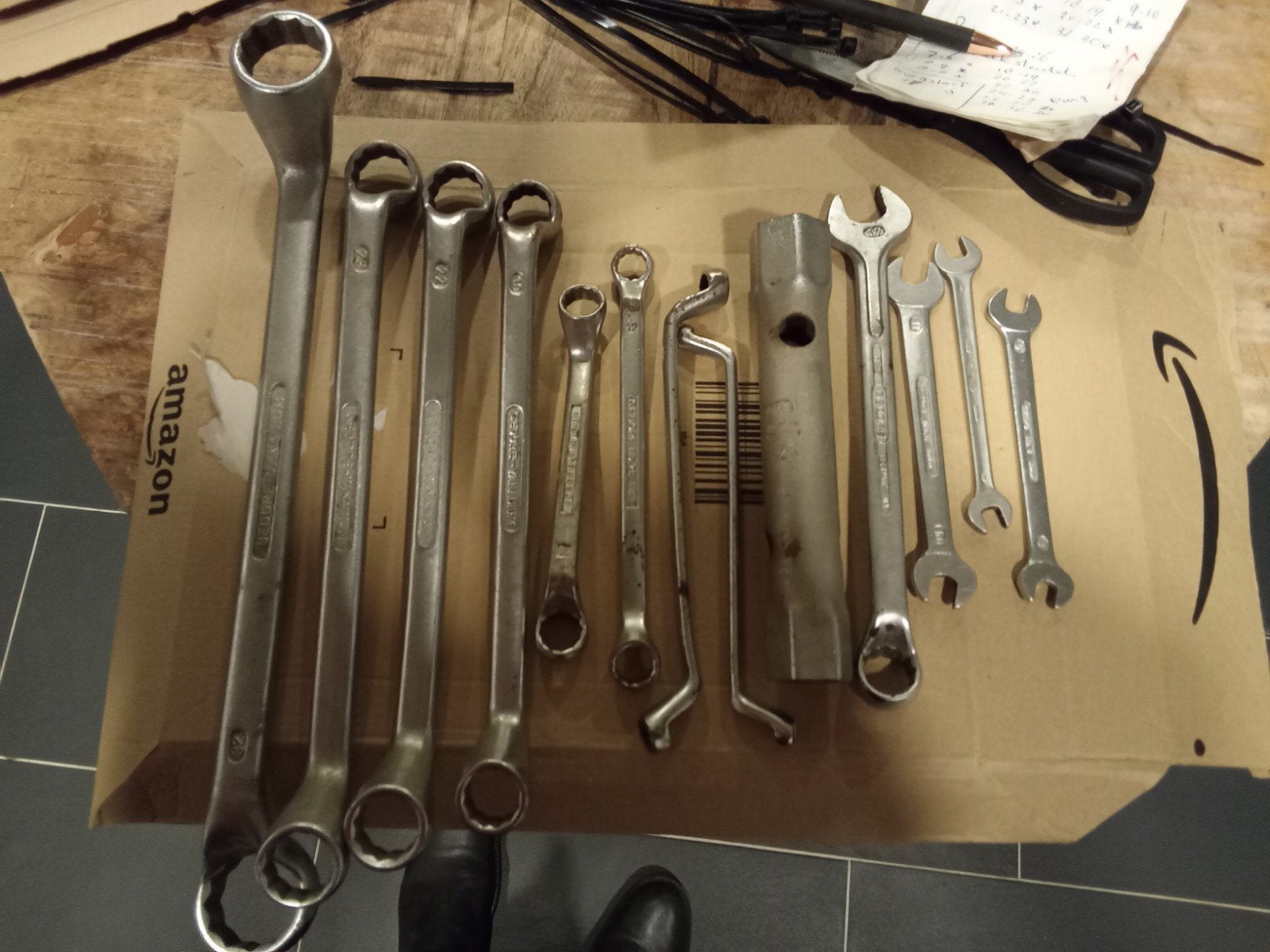 Tekoop steek en ring  sleutels. gedore  vbw  beltser  hazet, Doe-het-zelf en Verbouw, Gereedschap | Handgereedschap, Ophalen of Verzenden