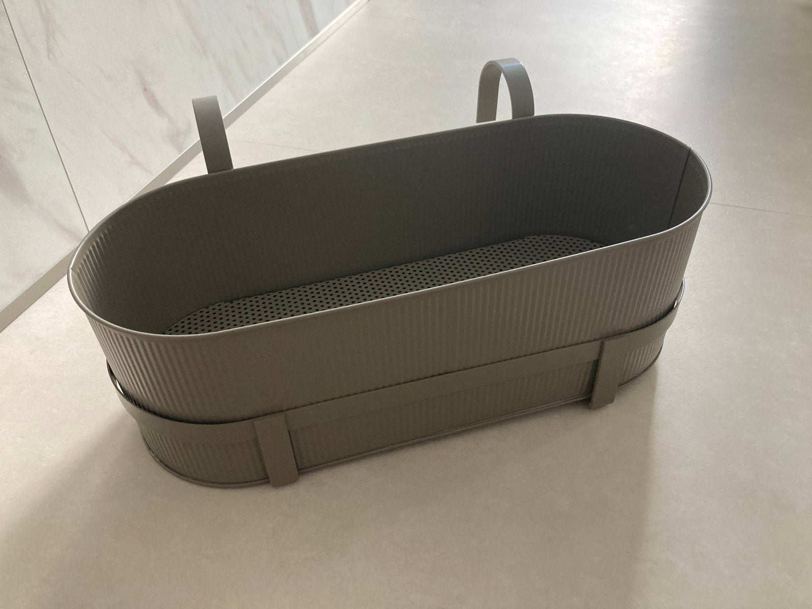 Ferm Living bloembak voor balkon - Zo goed als nieuw, Ophalen, Minder dan 30 cm, Balkon, Zo goed als nieuw