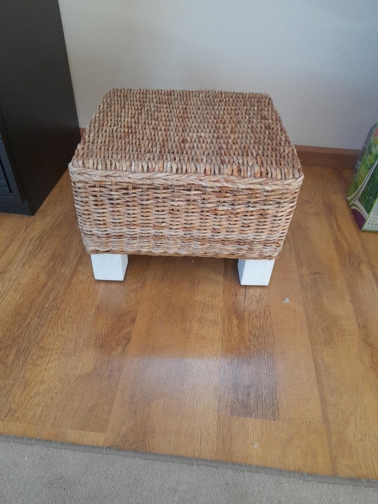 Rotan kruk, Ophalen, Zo goed als nieuw, Hout
