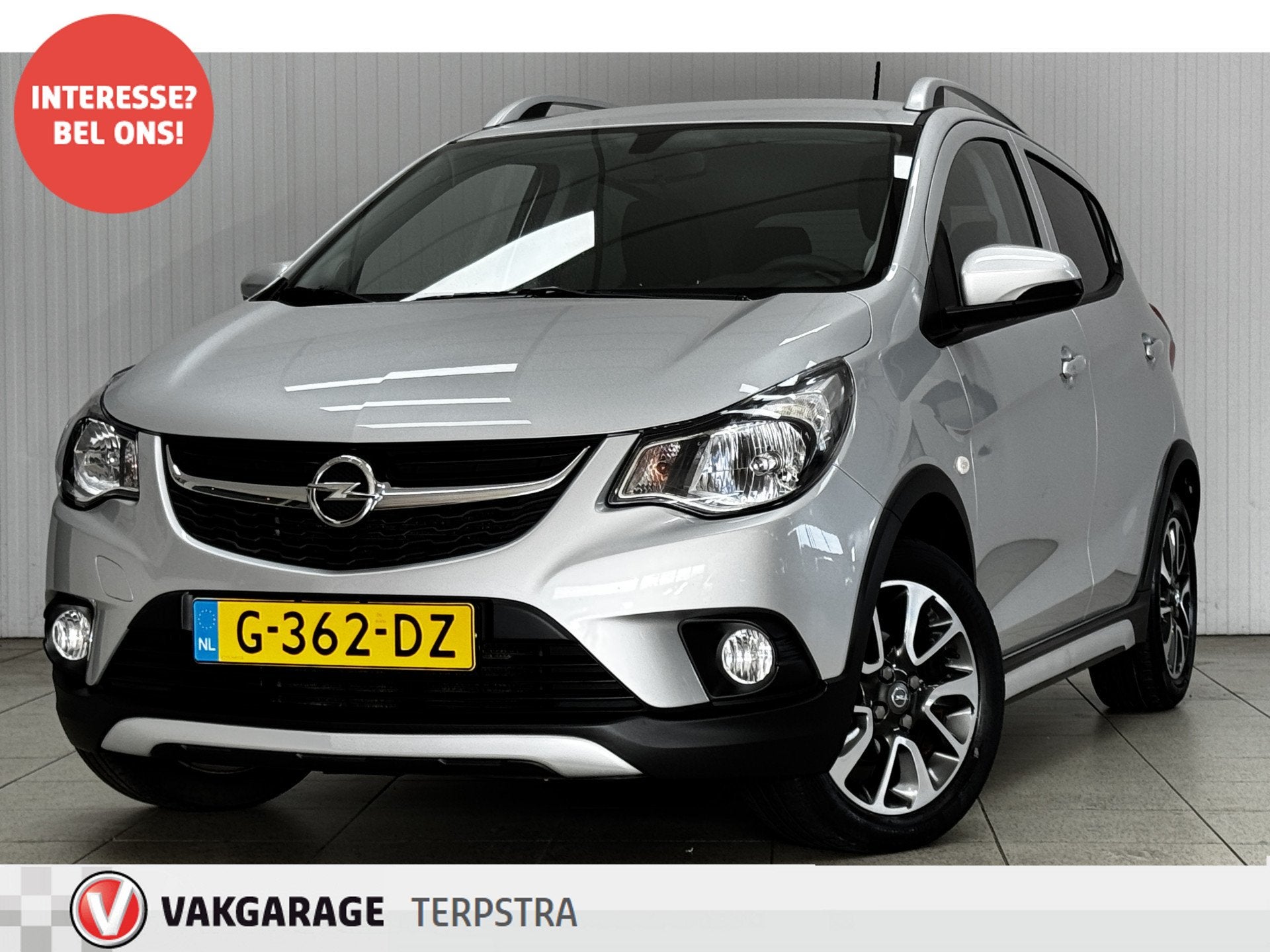 Opel KARL 1.0 Rocks Online Edition/ Apple + Android/ Dakrail, Voorwielaandrijving, 839 kg, Gebruikt, Origineel Nederlands
