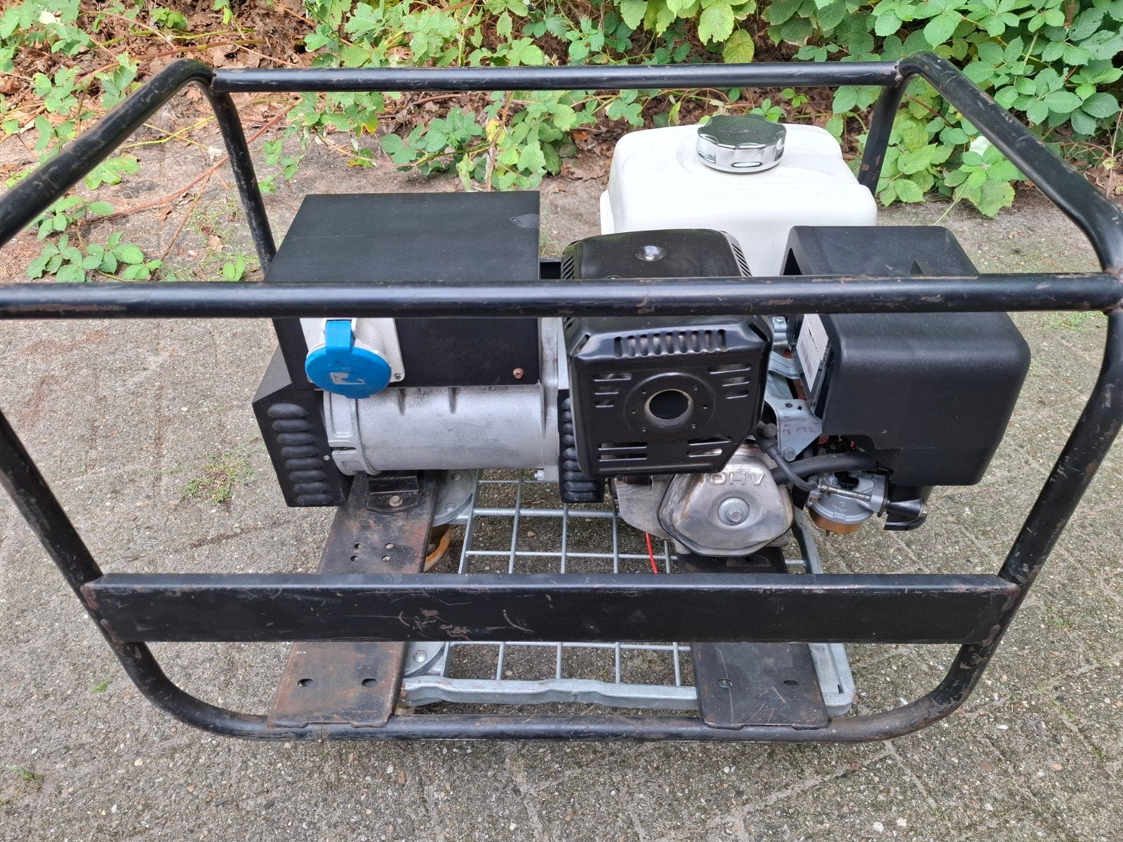 Honda aggregaat generator benzine 230volt 5kw, Ophalen, Gebruikt, 5 tot 10 kVA, Benzine