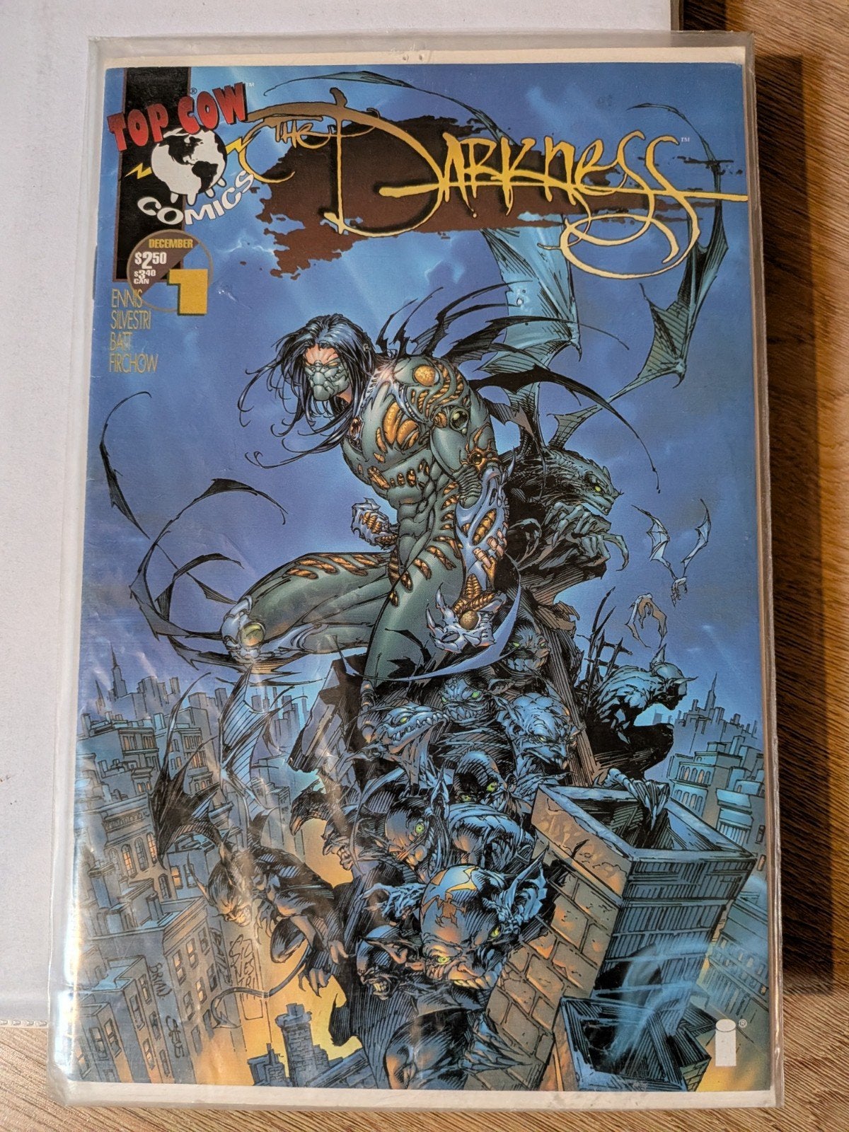 The Darkness #1 (Top Cow Comics) - Near Mint, Gesleeved, Eén stripboek, Ophalen of Verzenden, Zo goed als nieuw, Garth Ennis, Marc Silvestri
