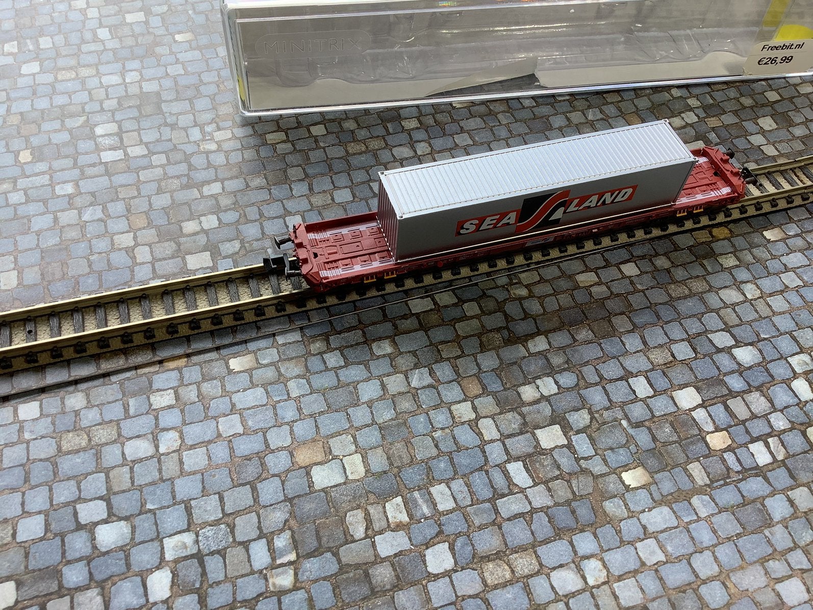 Zwaar container vervoer n spoor, Overige merken, Gelijkstroom, Wagon, Ophalen of Verzenden