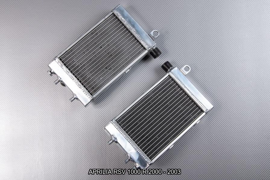 Radiateur radiatoren AVDB APRILIA RSV 1000 R 2000 - 2003, Verzenden