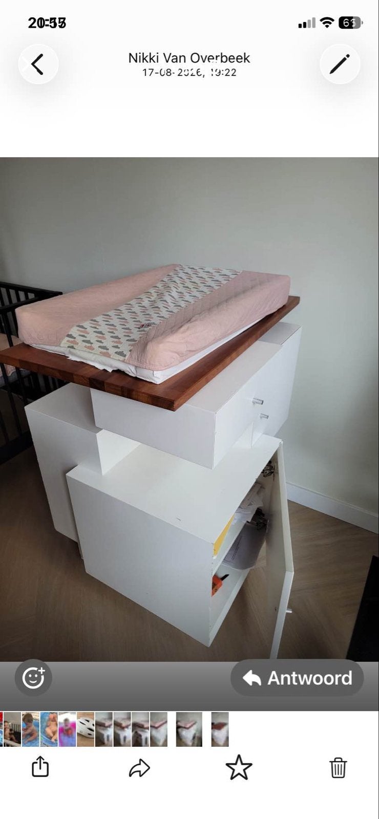 Commode voor baby met veel opbergruimte, Kinderen en Baby's, Gebruikt, 50 tot 70 cm, Ophalen of Verzenden, 75 tot 100 cm