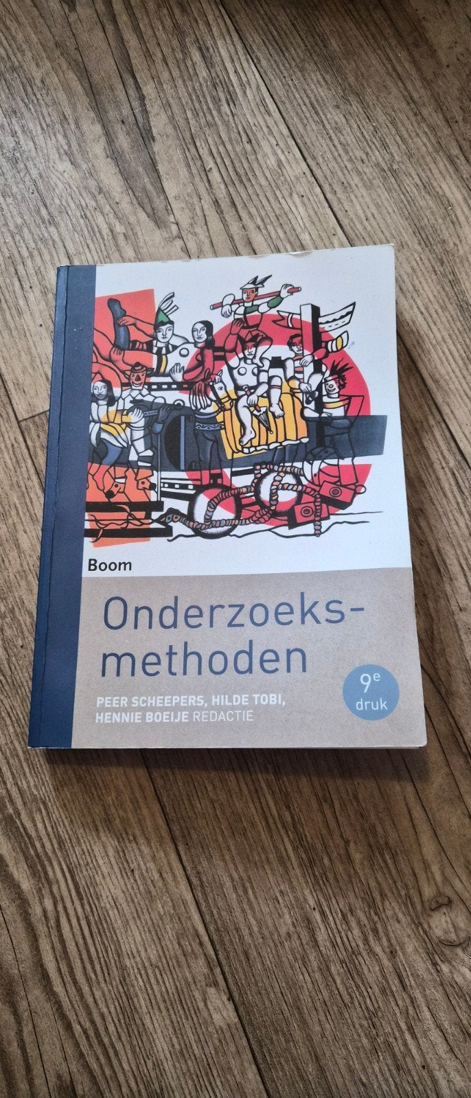Onderzoeksmethoden 9e druk - Scheepers, Tobi, Boeije, Boeken, Studieboeken en Cursussen, Zo goed als nieuw, LBO, Alpha, Ophalen of Verzenden